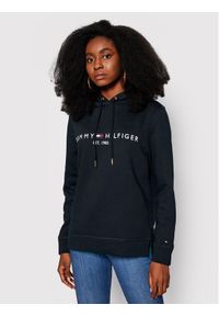 TOMMY HILFIGER - Tommy Hilfiger Bluza Heritage WW0WW31998 Granatowy Regular Fit. Kolor: niebieski. Materiał: bawełna, syntetyk #1