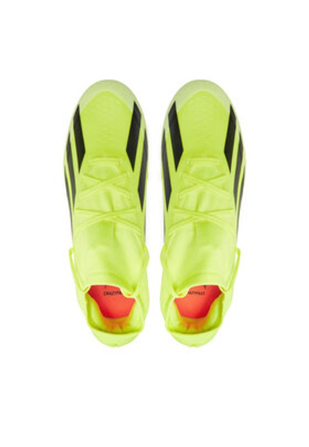 Adidas - adidas Buty do piłki nożnej X Crazyfast League Artificial Grass Boots IF0677 Żółty. Kolor: żółty. Materiał: materiał