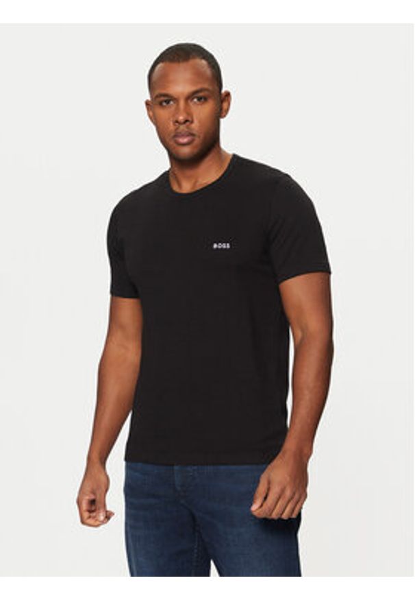 BOSS Komplet 3 t-shirtów 50532468 Kolorowy Regular Fit. Materiał: bawełna. Wzór: kolorowy