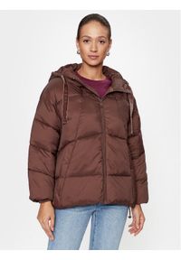 Guess Kurtka przejściowa Letizia W3BL21 WG0V0 Brązowy Relaxed Fit. Kolor: brązowy. Materiał: syntetyk