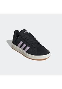 Adidas - Sneakersy ADIDAS Grand Court 00s. Kolor: czarny. Materiał: guma, kauczuk, syntetyk. Szerokość cholewki: normalna