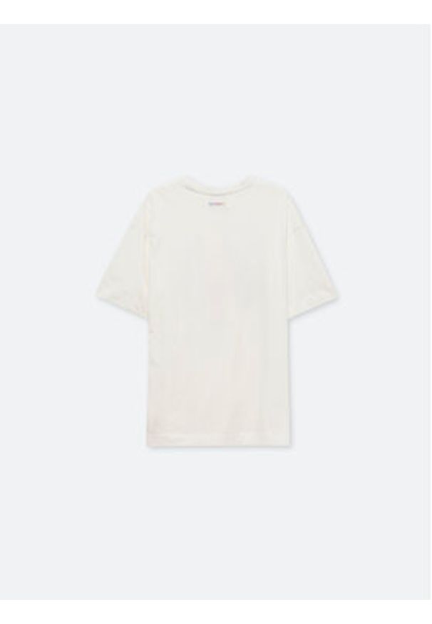 Sprandi T-Shirt SP22-TSD102 Biały Relaxed Fit. Kolor: biały. Materiał: bawełna