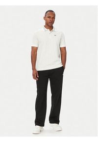 Lacoste Polo DH1417 Beżowy Regular Fit. Typ kołnierza: polo. Kolor: beżowy. Materiał: syntetyk #3