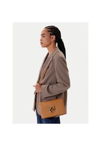 Pinko - Torebka PINKO. Kolor: brązowy #1