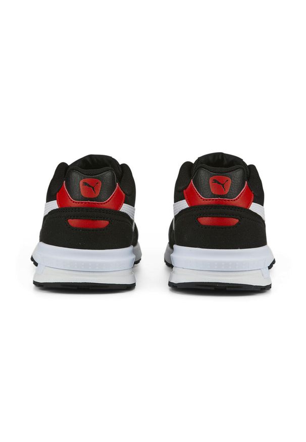 Puma - Młodzieżowe buty sportowe Graviton PUMA Black White Red. Okazja: na co dzień. Kolor: czarny, biały, wielokolorowy, czerwony. Materiał: guma, syntetyk, tkanina, materiał. Sport: bieganie