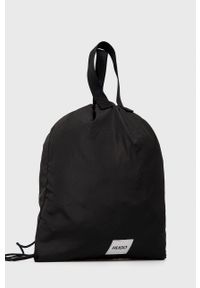 Hugo Plecak 50461303 kolor czarny gładki. Kolor: czarny. Materiał: bawełna, poliester. Wzór: gładki #3