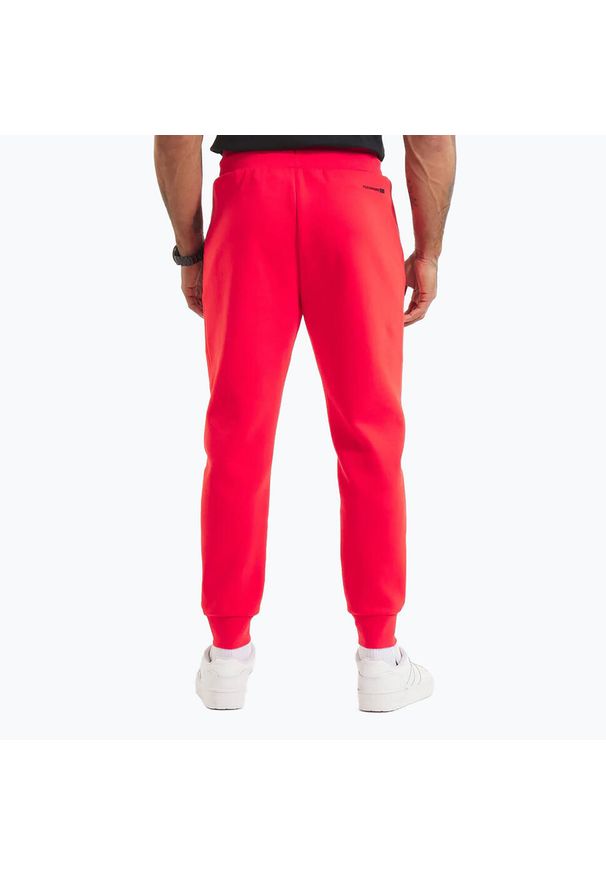 PITBULL - Spodnie męskie Pitbull Dogwood Track Pants. Kolor: czerwony. Długość: długie