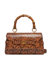 Guess Torebka Eire Small Bucket HWKP95 06200 Brązowy. Kolor: brązowy. Materiał: skórzane