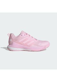 Adidas - Buty Novaflight 2 Indoor. Kolor: różowy. Materiał: materiał. Sport: siatkówka