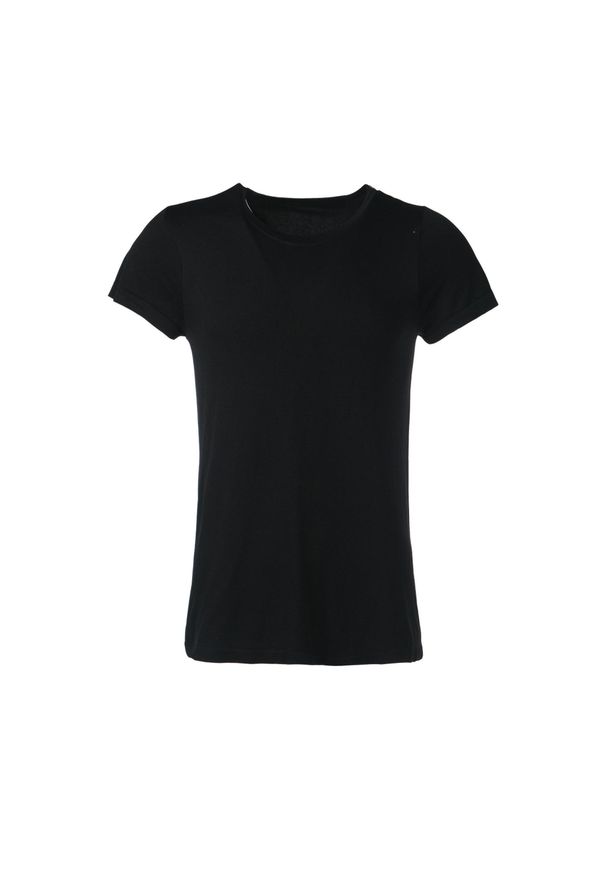 ENDURANCE - Koszulka do jogi Athlecia Julee Loose Fit. Kolor: czarny. Materiał: poliamid. Sport: joga i pilates