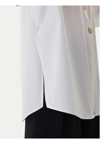Karl Lagerfeld - KARL LAGERFELD Koszula B1W11012 Biały Regular Fit. Typ kołnierza: dekolt w karo. Kolor: biały. Materiał: bawełna #2
