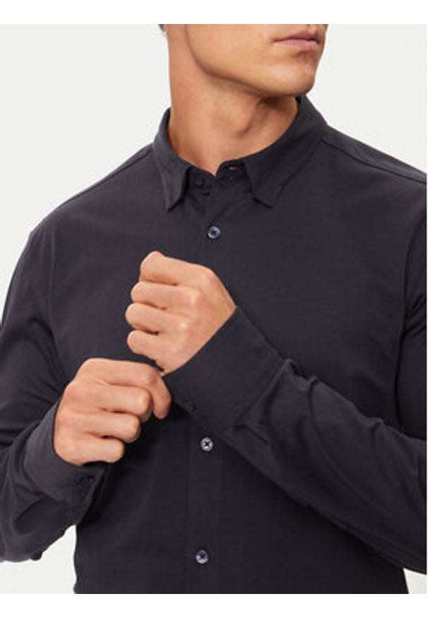 Only & Sons Koszula Robin 22031023 Granatowy Slim Fit. Kolor: niebieski. Materiał: bawełna
