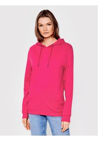 Brave Soul Bluza LSS-69CLARA Różowy Regular Fit. Kolor: różowy. Materiał: bawełna
