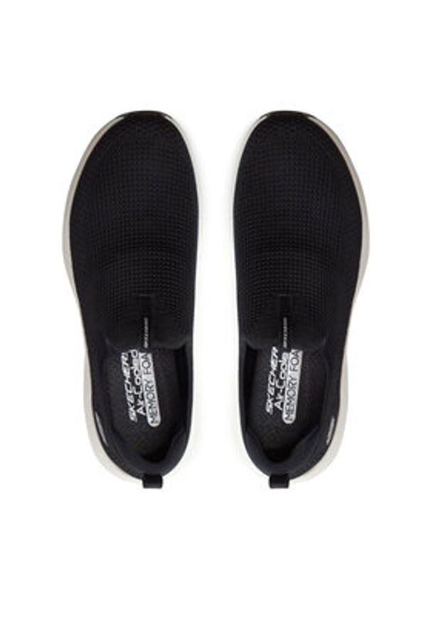 skechers - Skechers Sneakersy Vapor Foam-True Classic 150020/BLK Czarny. Kolor: czarny. Materiał: mesh, materiał