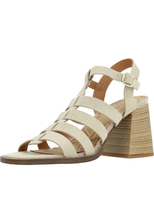 Sandały MTNG 50550M Beżowy. Kolor: beżowy. Materiał: tkanina, syntetyk. Sport: turystyka piesza