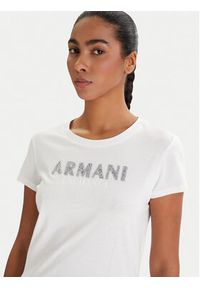 Armani Exchange T-Shirt XW002106 AF10356 U0002 Biały Slim Fit. Kolor: biały. Materiał: bawełna #3