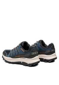 skechers - Skechers Półbuty Solix 237501/NVOR Granatowy. Kolor: niebieski. Materiał: skóra