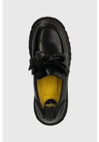 Buffalo mokasyny Aspha Loafer Bow damskie kolor czarny na platformie 1622304. Nosek buta: okrągły. Kolor: czarny. Obcas: na platformie #3