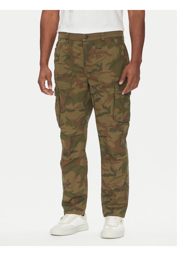 Aeronautica Militare Spodnie materiałowe 251PA1653CT3502 Zielony Regular Fit. Kolor: zielony. Materiał: bawełna