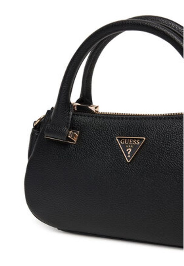 Guess Torebka Evie Mini HWBG96 64760 Czarny. Kolor: czarny. Materiał: skórzane