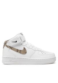 Nike Sneakersy Air Force 1 '07 Mid DD9625 101 Biały. Kolor: biały. Materiał: skóra. Model: Nike Air Force #1