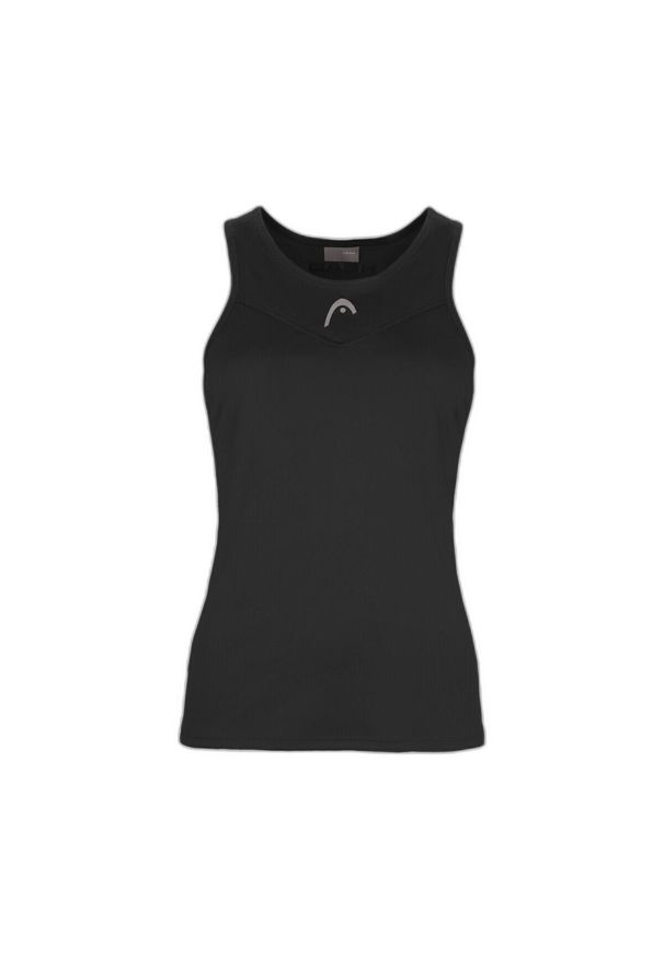 Damski tank top Head Easy Court. Kolor: czarny. Materiał: materiał. Sport: tenis