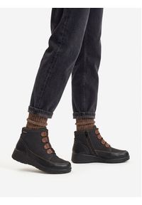 Go Soft Trzewiki CEO-349204-16 Czarny. Kolor: czarny. Materiał: materiał #3