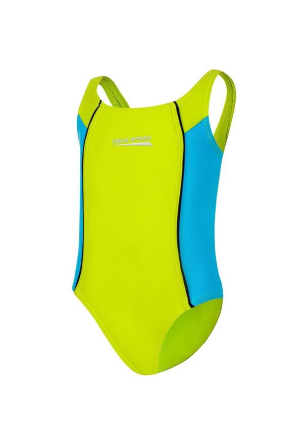 Strój jednoczęściowy pływacki dla dzieci Aqua Speed Luna. Kolor: wielokolorowy, zielony, niebieski