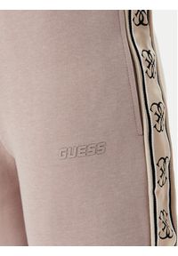Guess Spodnie dresowe V2YB15 KB3P2 Beżowy Regular Fit. Kolor: beżowy. Materiał: bawełna #5