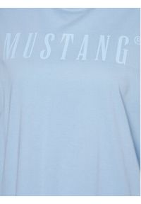 Mustang T-Shirt Welby 1014970 Niebieski Regular Fit. Kolor: niebieski. Materiał: bawełna