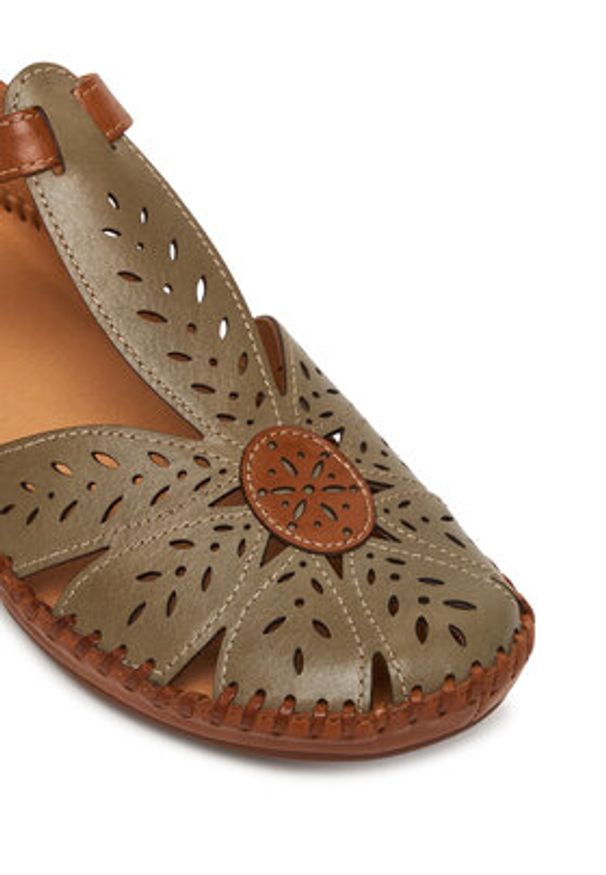 Pikolinos Sandały P. Vallarta 655-0841C1 Zielony. Kolor: zielony. Materiał: skóra