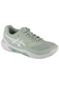 Asics - Buty do tenisa damskie, Gel-Dedicate 8 Clay. Kolor: biały, wielokolorowy, zielony. Sport: tenis #1