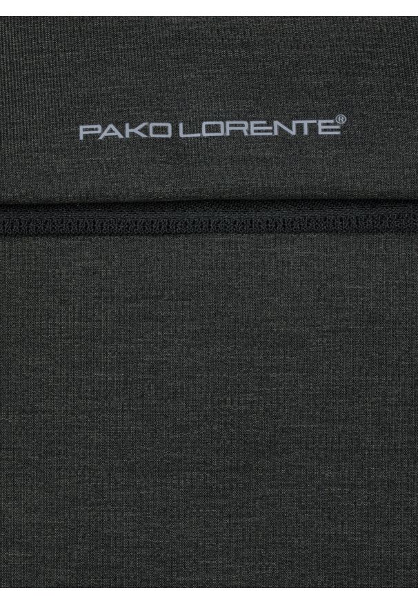 Pako Lorente - PAKO LORENTE – Czarna aktówka męska z tkaniny. Kolor: czarny. Materiał: tkanina