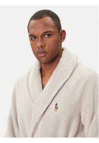 Polo Ralph Lauren Szlafrok 714899683008 Beżowy. Typ kołnierza: polo. Kolor: beżowy. Materiał: bawełna #3