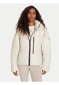 Adidas by Stella McCartney - adidas by Stella McCartney Kurtka zimowa JV8548 Beżowy Loose Fit. Kolor: beżowy. Materiał: syntetyk. Sezon: zima
