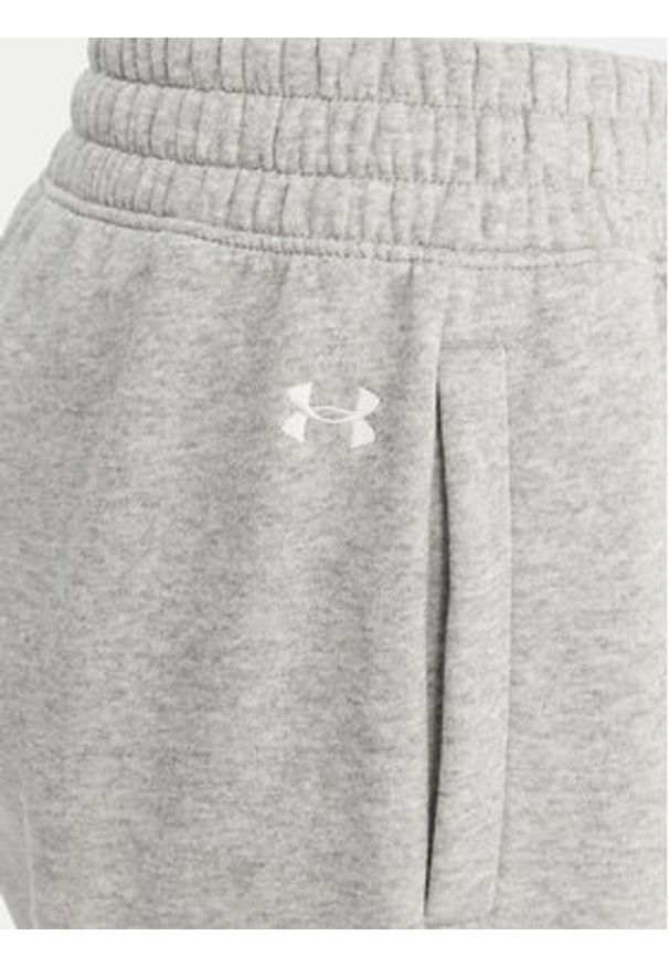 Under Armour Spodnie dresowe Rival Fleece Script 6012293 Szary Loose Fit. Kolor: szary. Materiał: bawełna