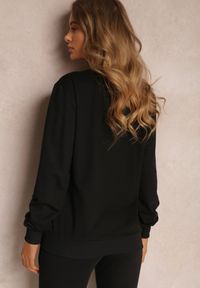 Renee - Czarna Bluza Sofaris. Kolor: czarny. Materiał: bawełna, tkanina. Długość rękawa: długi rękaw. Długość: długie. Wzór: jednolity. Styl: klasyczny #4
