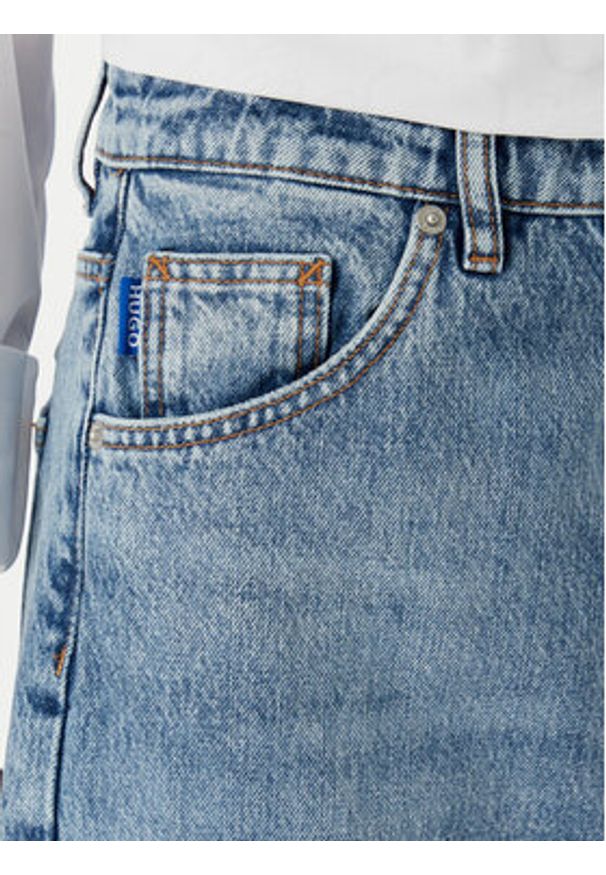 Hugo - HUGO Jeansy Leni 50559617 Niebieski Loose Fit. Kolor: niebieski