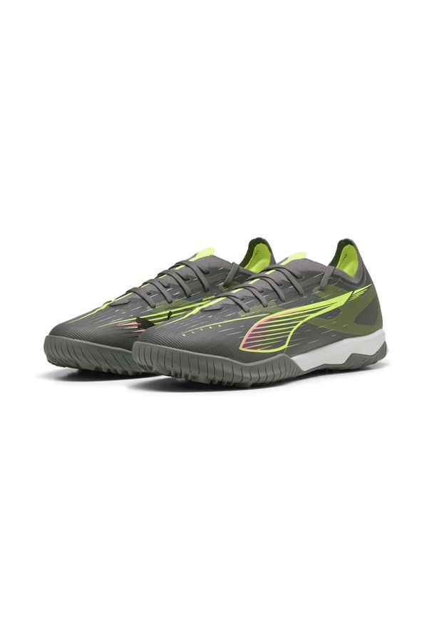 Puma - Buty piłkarskie FUTURE 5 MATCH TT PUMA Matte Aged Silver Yellow Alert Blue Gray. Kolor: szary, niebieski, wielokolorowy, żółty. Sport: piłka nożna