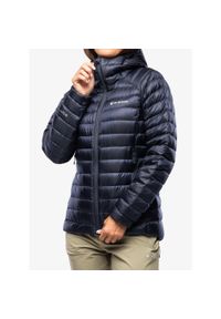 Kurtka puchowa damska Montane Anti-Freeze Hoodie. Kolor: niebieski. Materiał: puch