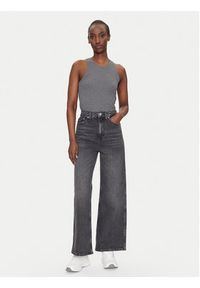 Tommy Jeans Jeansy Claire DW0DW20660 Szary Wide Leg. Kolor: szary
