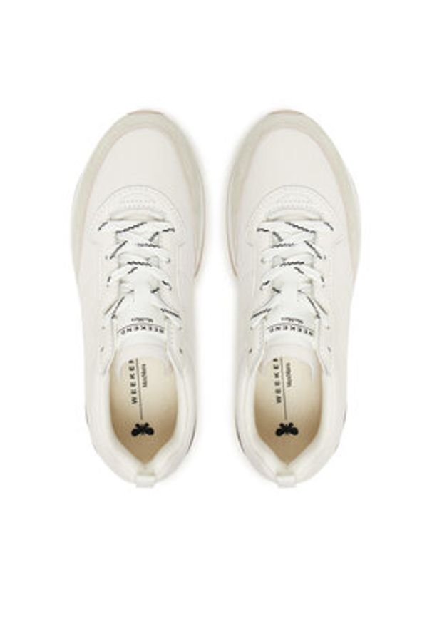 Weekend Max Mara Sneakersy Zambra 2525766014650 Biały. Kolor: biały. Materiał: materiał