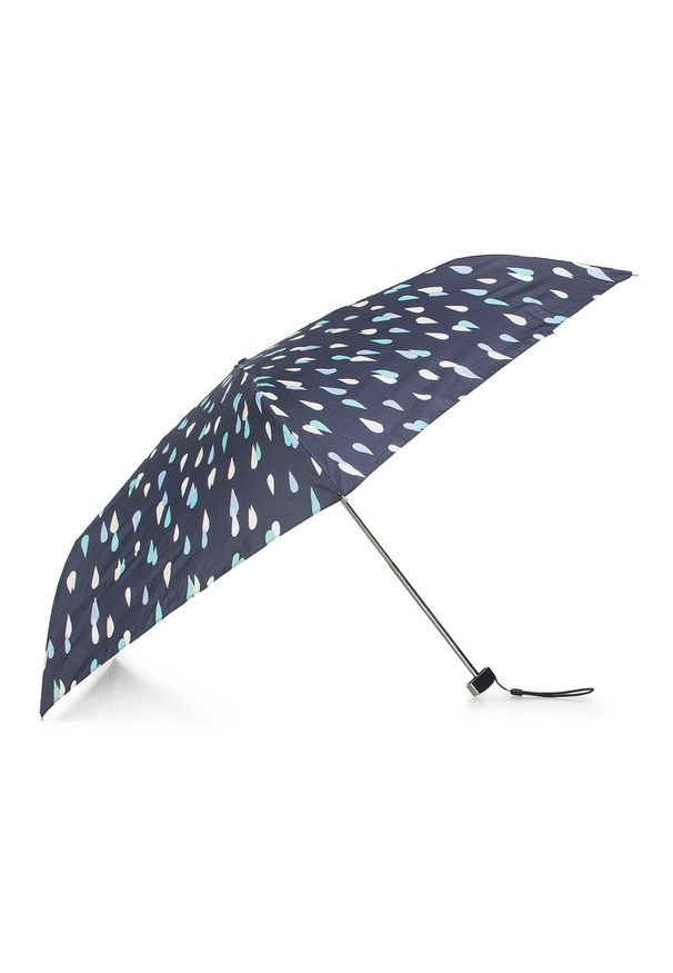 Wittchen - Damski parasol manualny mały. Kolor: miętowy, niebieski, wielokolorowy. Materiał: poliester, materiał