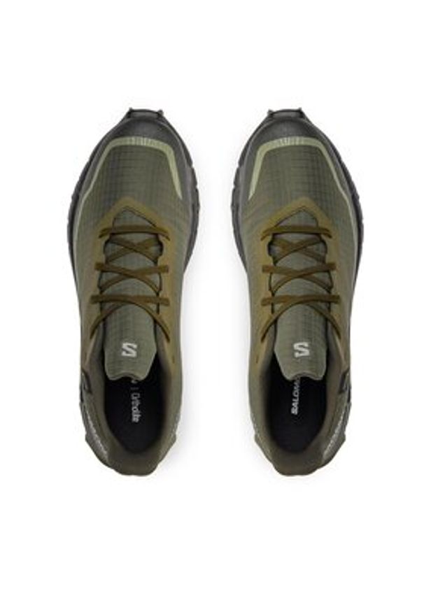 salomon - Salomon Buty do biegania Alphacross 5 Gtx GORE-TEX 473103 29 W0 Zielony. Kolor: zielony. Materiał: materiał. Technologia: Gore-Tex