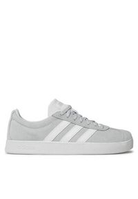 Adidas - adidas Sneakersy Vl Court 2.0 FY8812 Szary. Kolor: szary. Materiał: zamsz, skóra