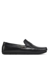 TOMMY HILFIGER - Tommy Hilfiger Mokasyny Corpoarte Hilfiger Lth Driver FM0FM04810 Czarny. Kolor: czarny. Materiał: skóra #1
