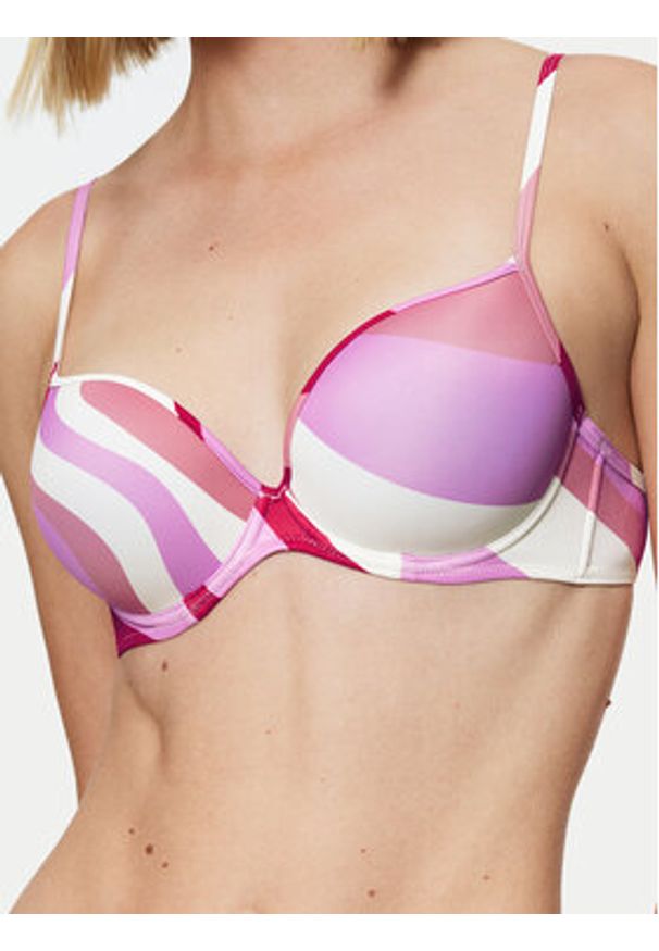Triumph Góra od bikini Summer Mix&Match 10222231 Różowy. Kolor: różowy. Materiał: syntetyk