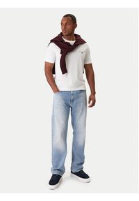 TOMMY HILFIGER - Tommy Hilfiger T-Shirt Brand Love MW0MW41456 Biały Regular Fit. Kolor: biały. Materiał: bawełna #8