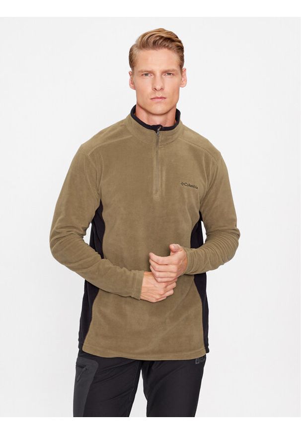 columbia - Columbia Polar Klamath Range™ II Half Zip 1352472 Brązowy Regular Fit. Kolor: brązowy. Materiał: syntetyk