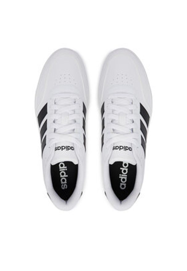 Adidas - adidas Sneakersy Breaknet 3.0 JR3547 Biały. Kolor: biały. Materiał: skóra